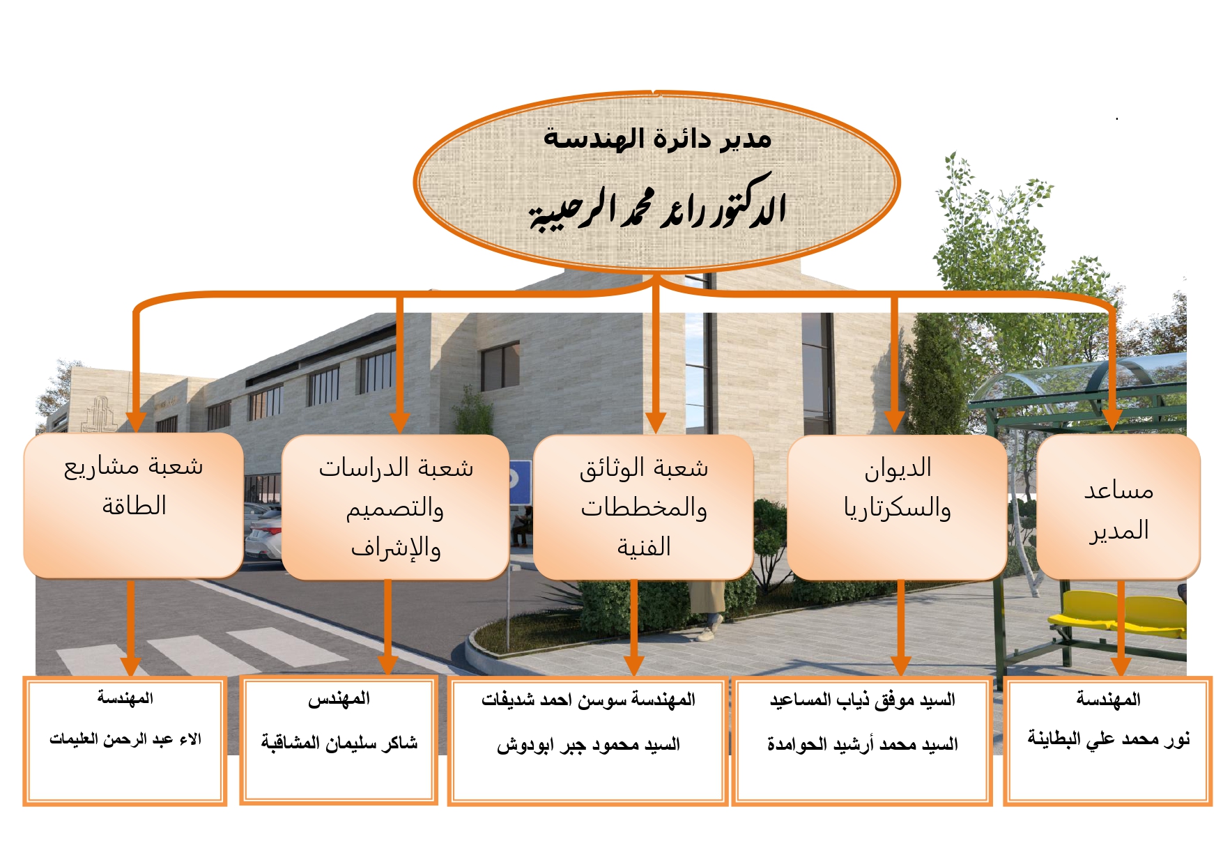 الهيكل التنظيمي